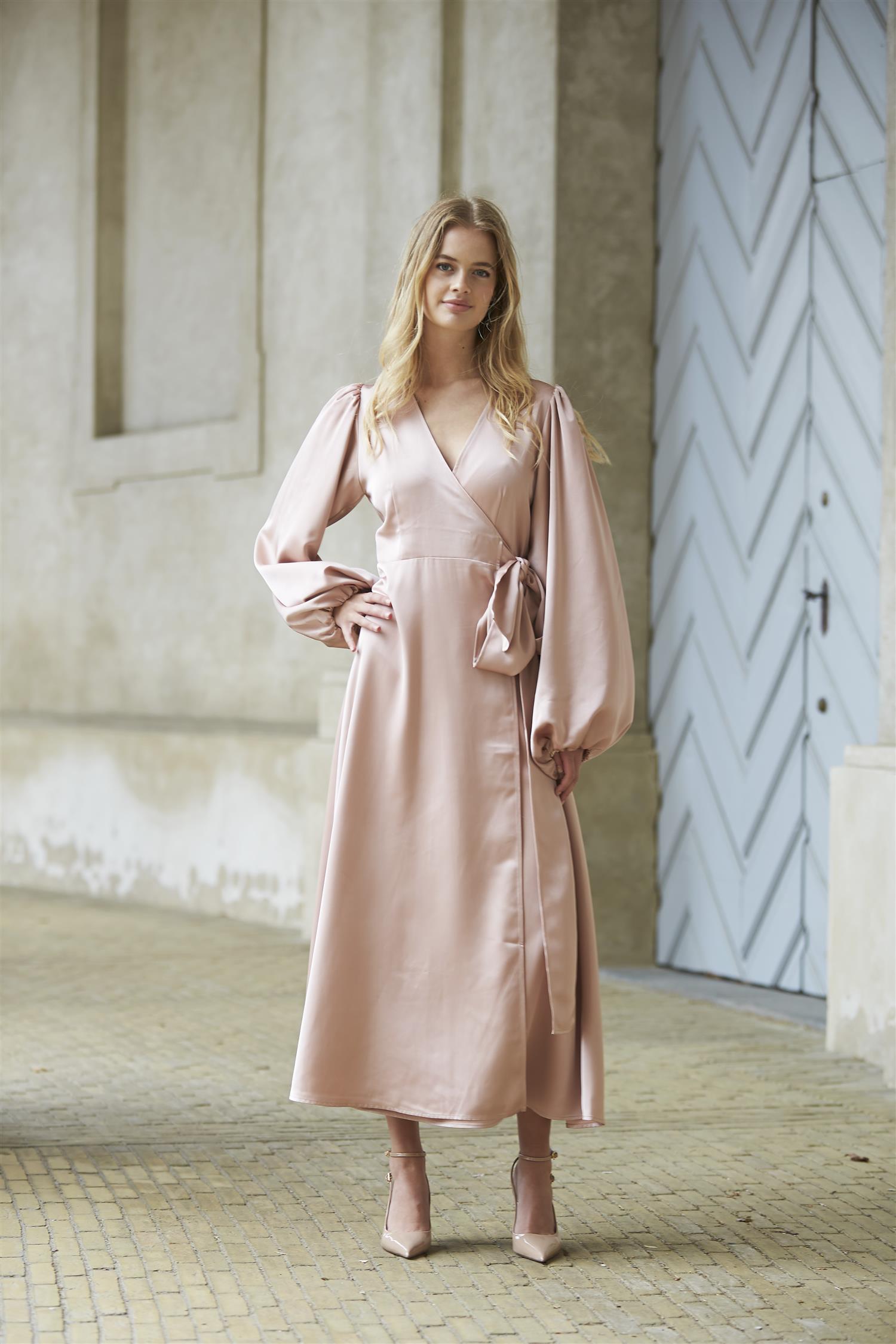 Locki Satin Maxi Dress