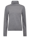 Last inn bilde i gallerivisning, Ruby Rollneck Pin Knit - Grey Melange

