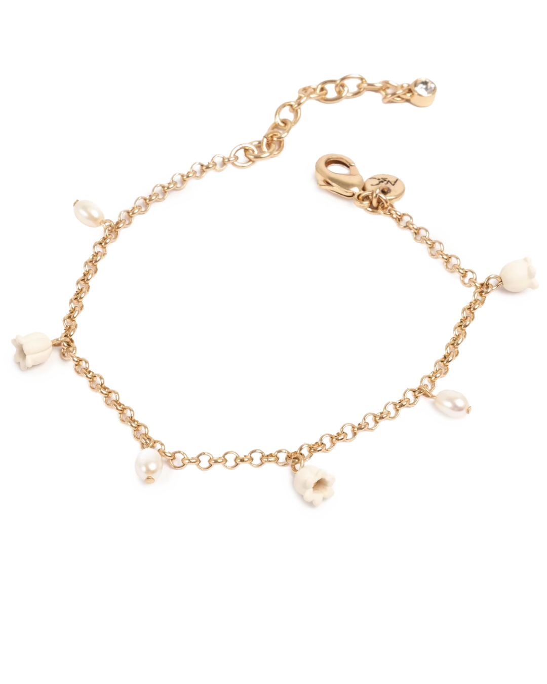 Tynt armbånd, Lilies & Pearls