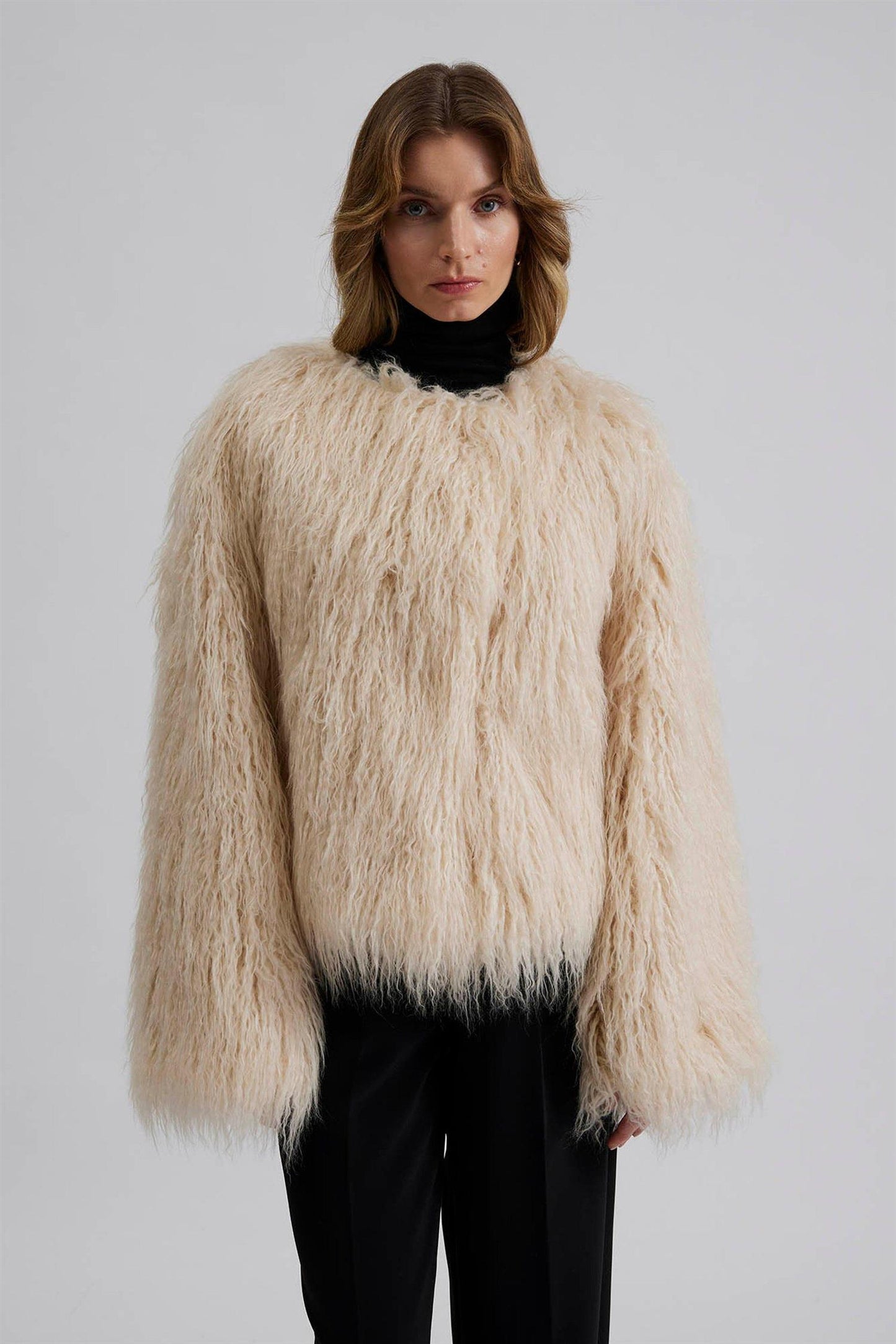 Manda faux fur jacket