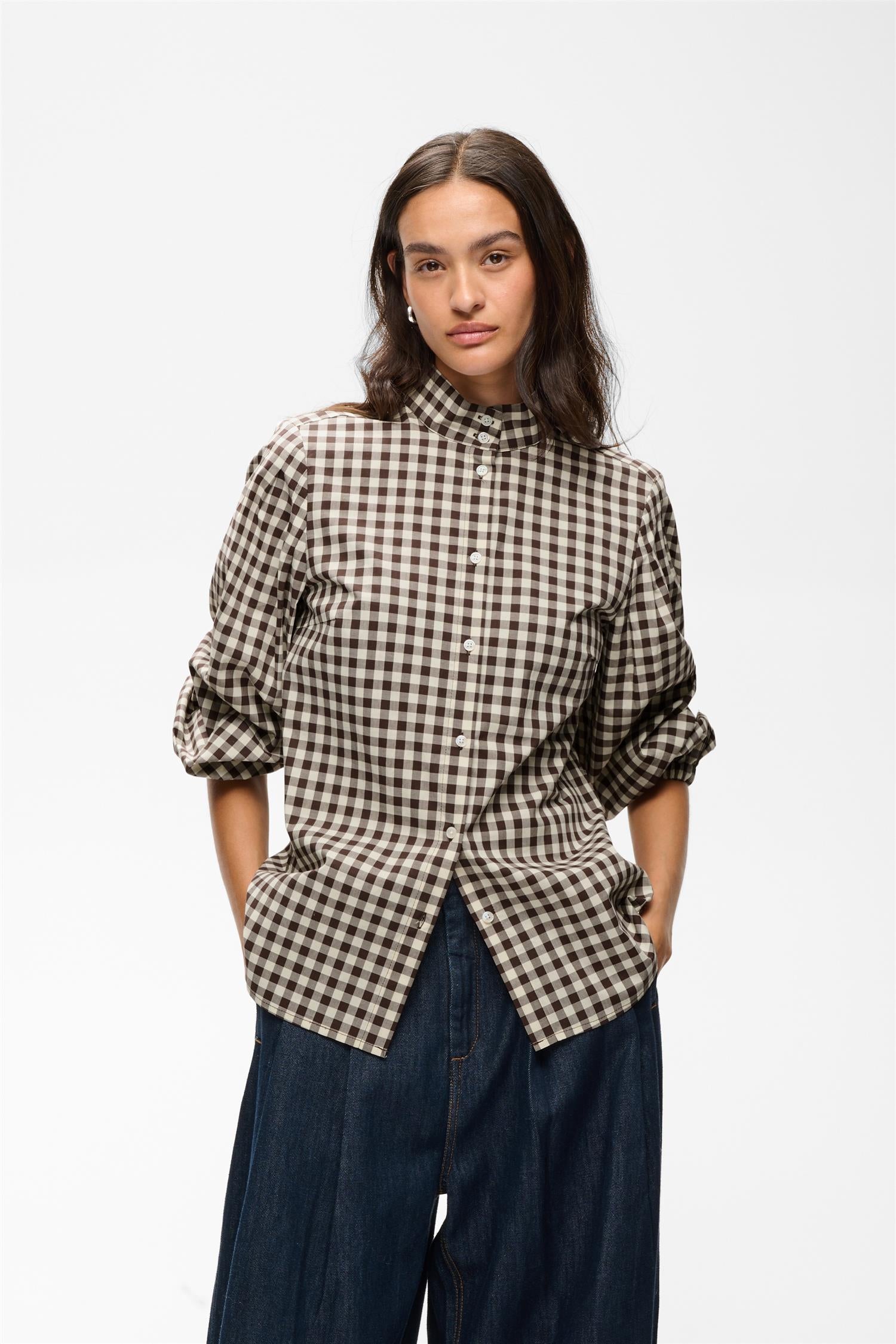 HAIMAIW HIGH NECK SHIRT
