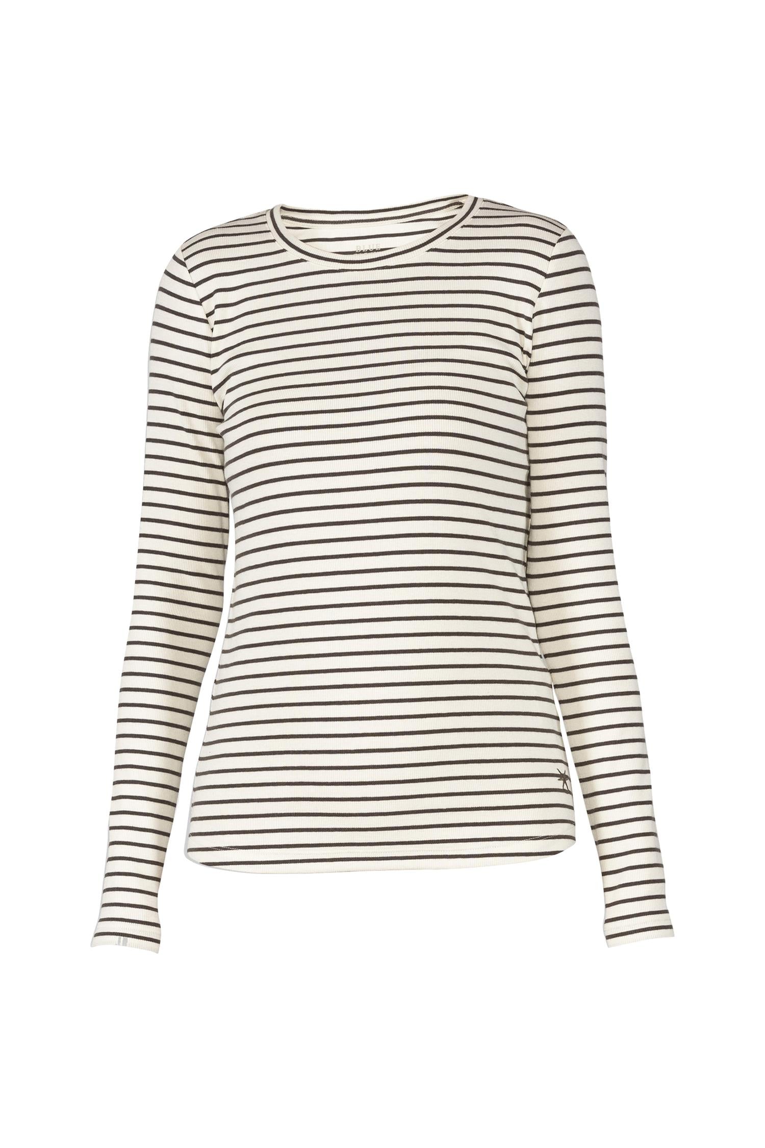 Ditte striped LS rib Tee