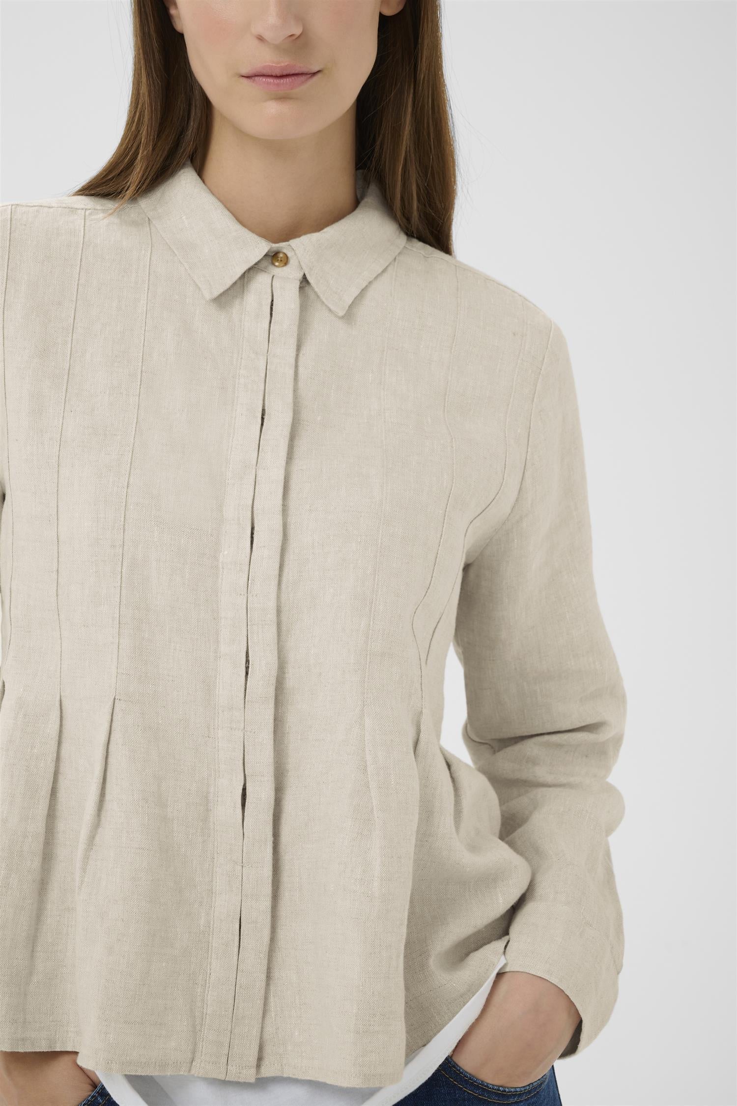 DilanaIW Pleated Shirt