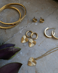 Last inn bilde i gallerivisning, Earrings, Steel Sun G
