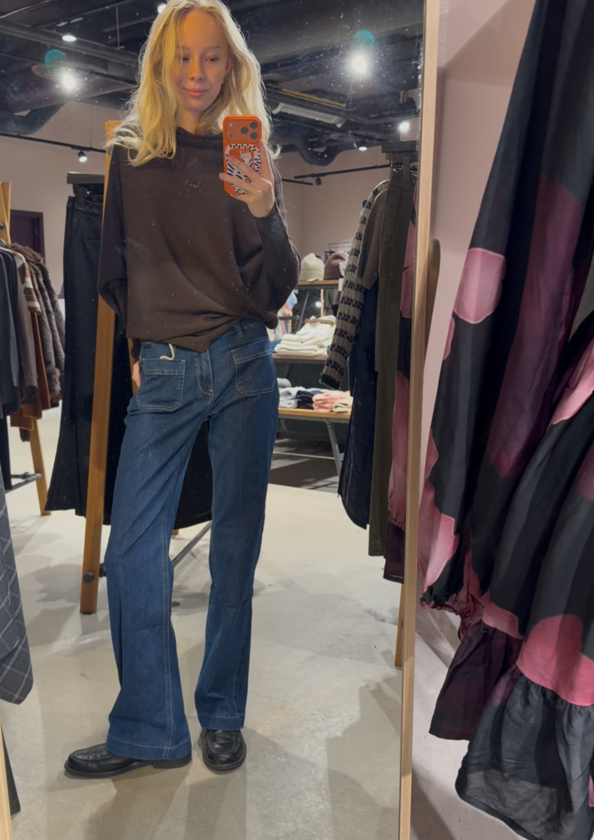 Colette Front Patch Pockets - Midstone