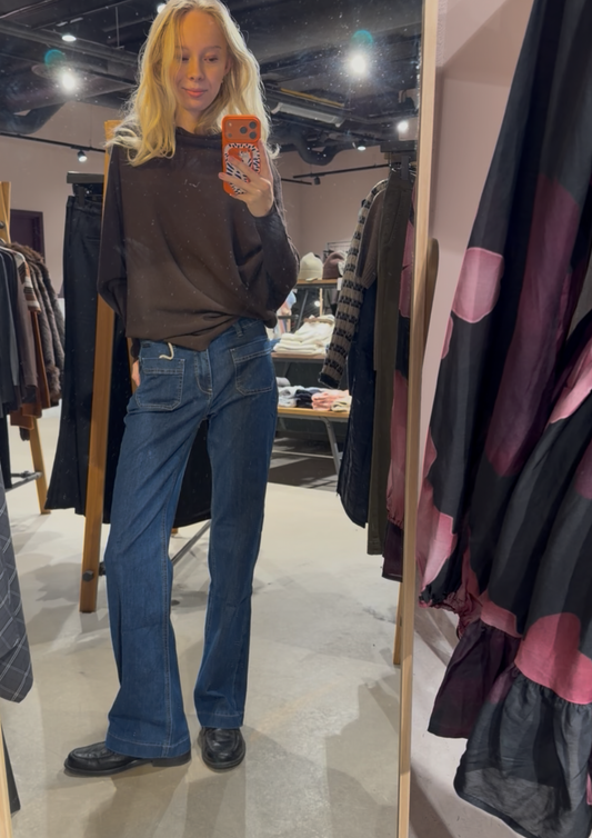 Colette Front Patch Pockets - Midstone