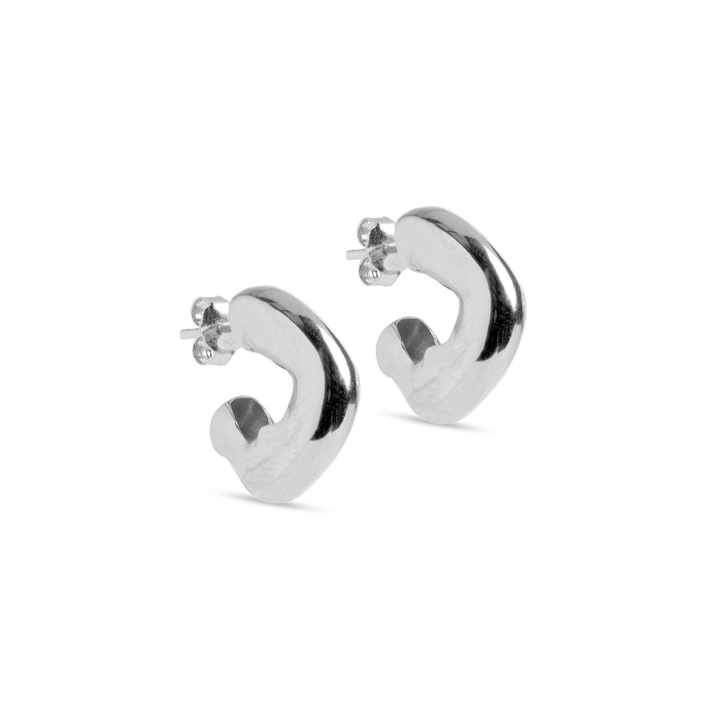 Gianna Hoops Silver