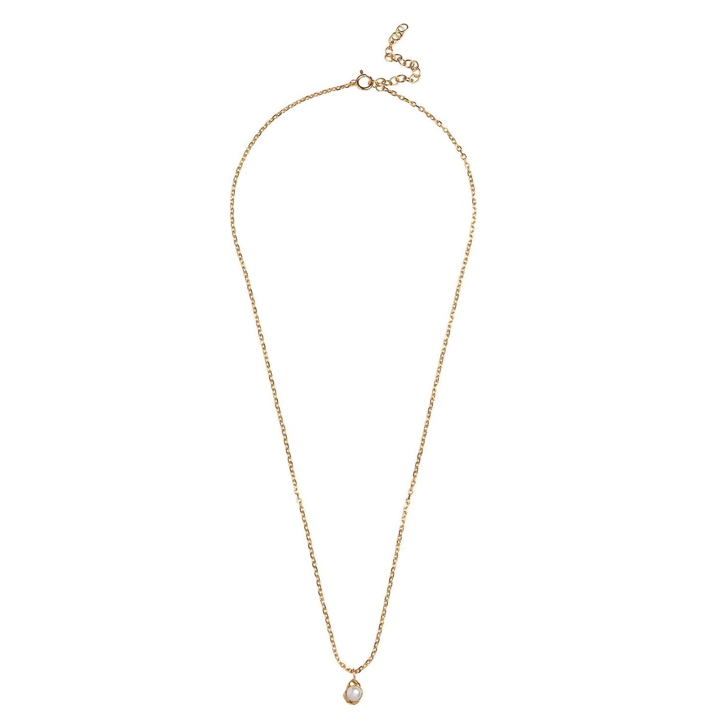 Darla Necklace Pearl Gold