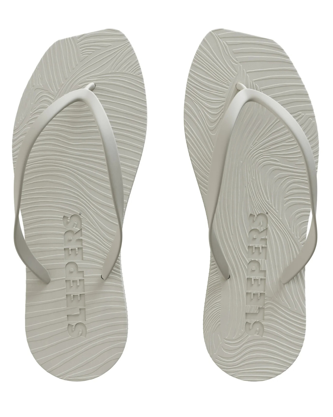 Tapered White Flip Flop