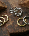 Last inn bilde i gallerivisning, Earrings, Steel Raw
