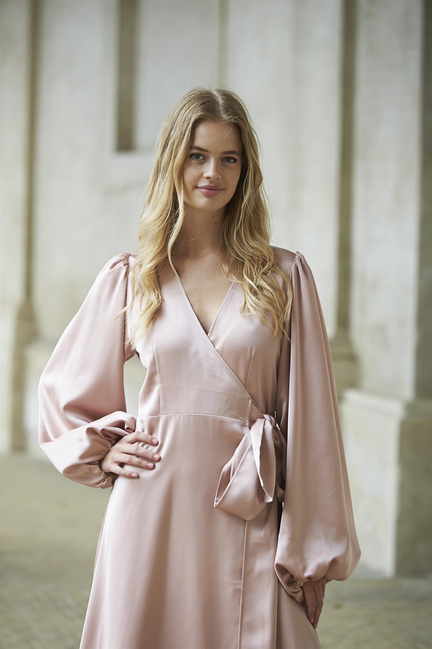 Locki Satin Maxi Dress