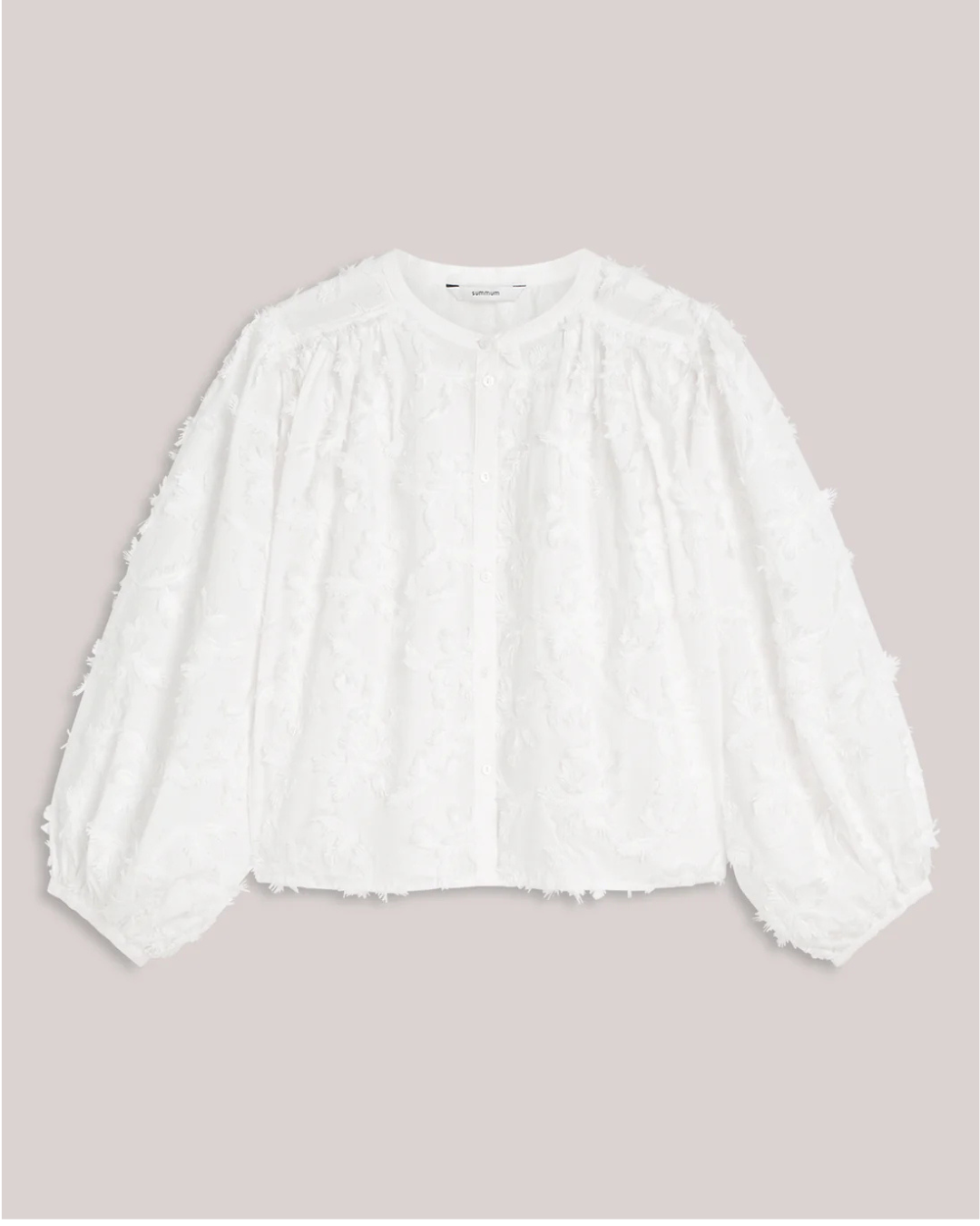 3D cotton blouse