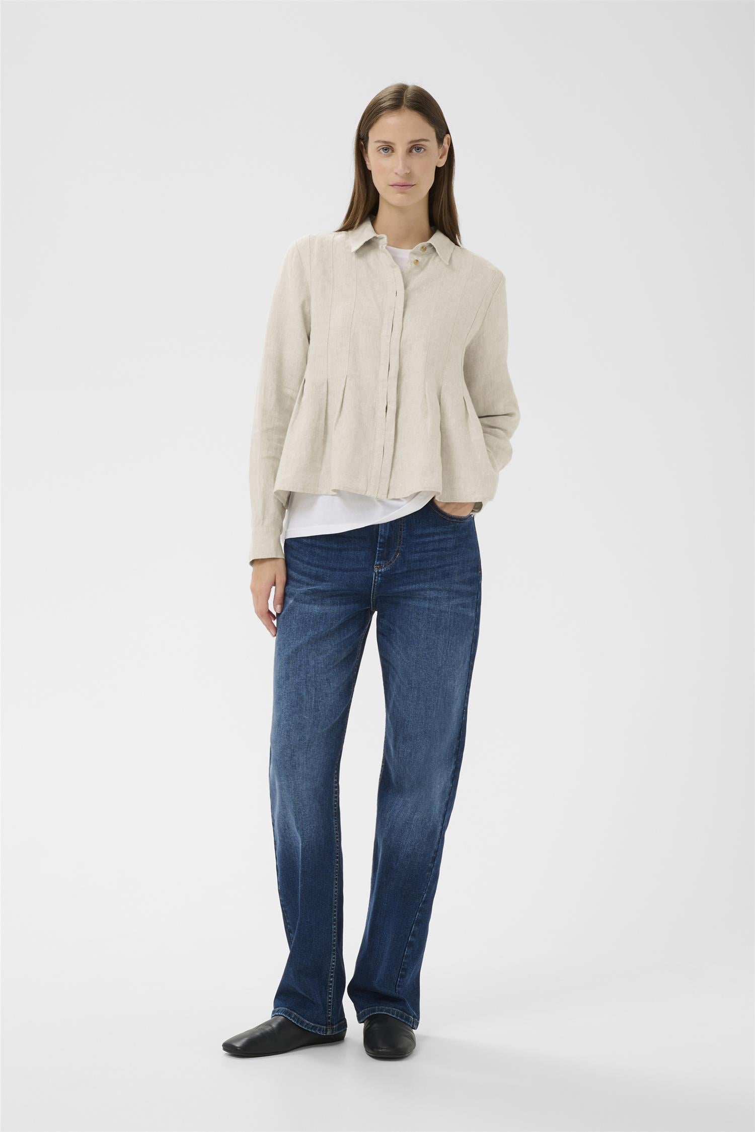 DilanaIW Pleated Shirt