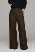 Last inn bilde i gallerivisning, Natalia Wool Pant - Brown / Black
