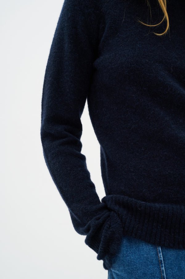 AnajaIW Pullover Marine Blue