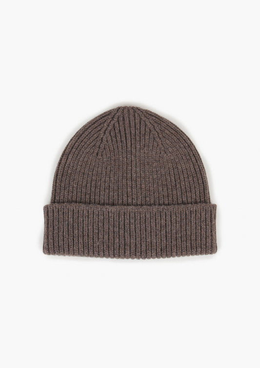 Alex Wool Cashmere Beanie - Lys Brun