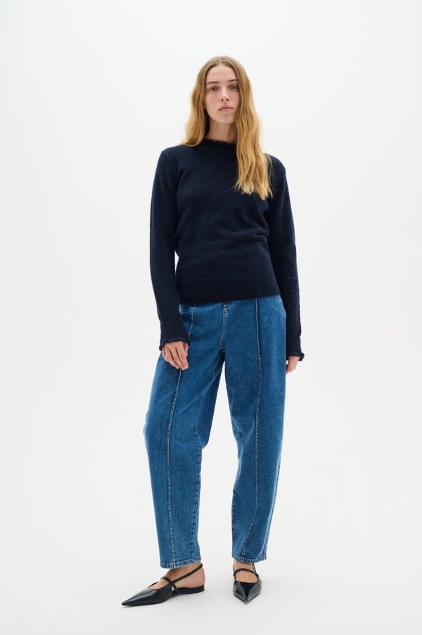 AnajaIW Pullover Marine Blue