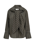 Last inn bilde i gallerivisning, Gwen Big Scarf Shirt Stunning Stripe
