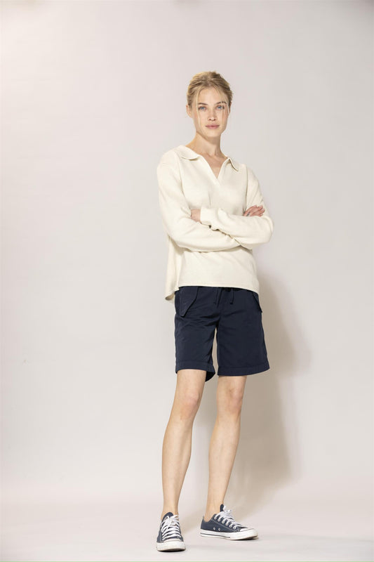 Lara LS Polo Knit