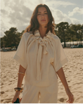 Load image into Gallery viewer, Wear-your-way top in linen blend
