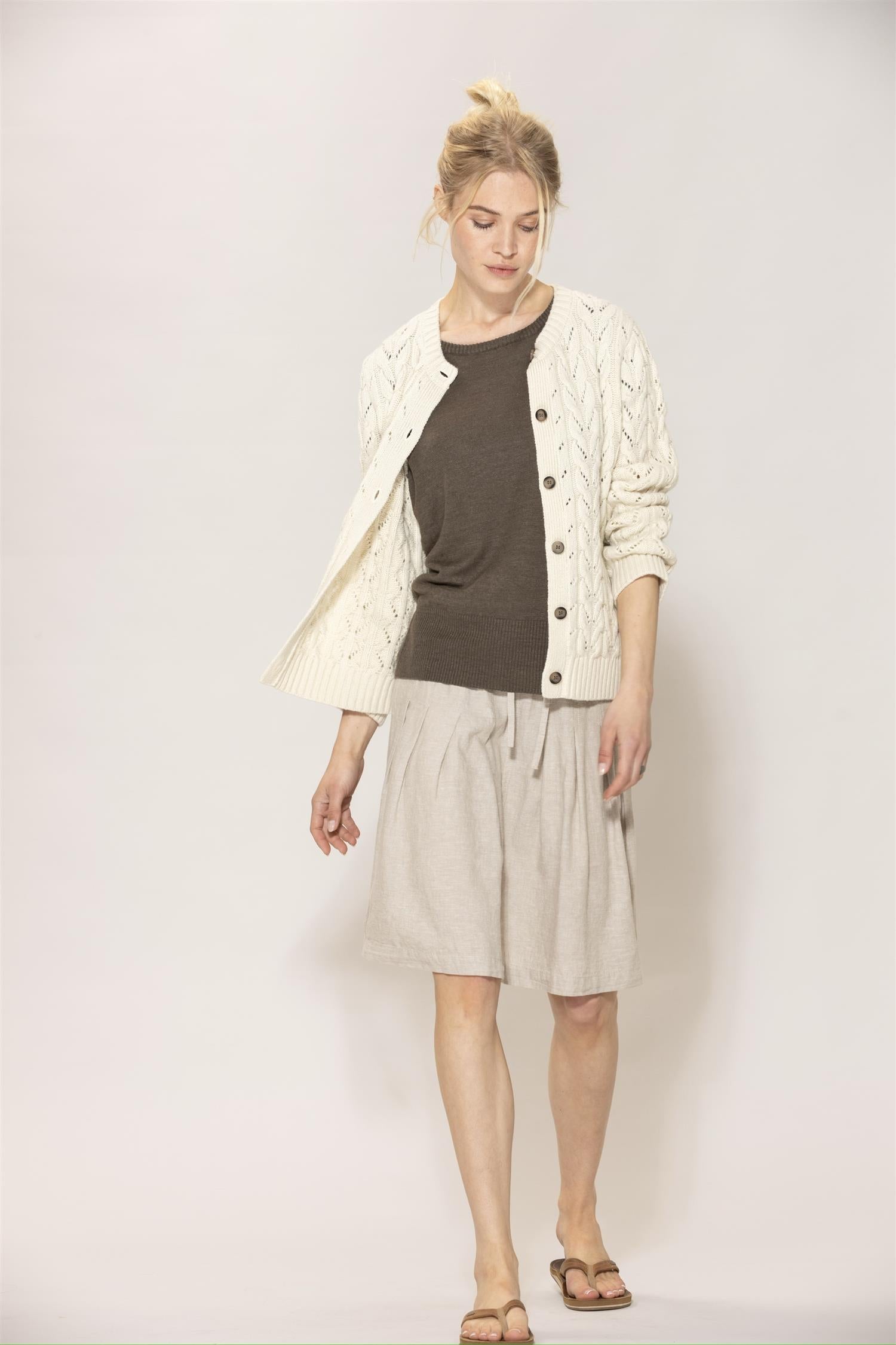 Lotus Cardigan Knit