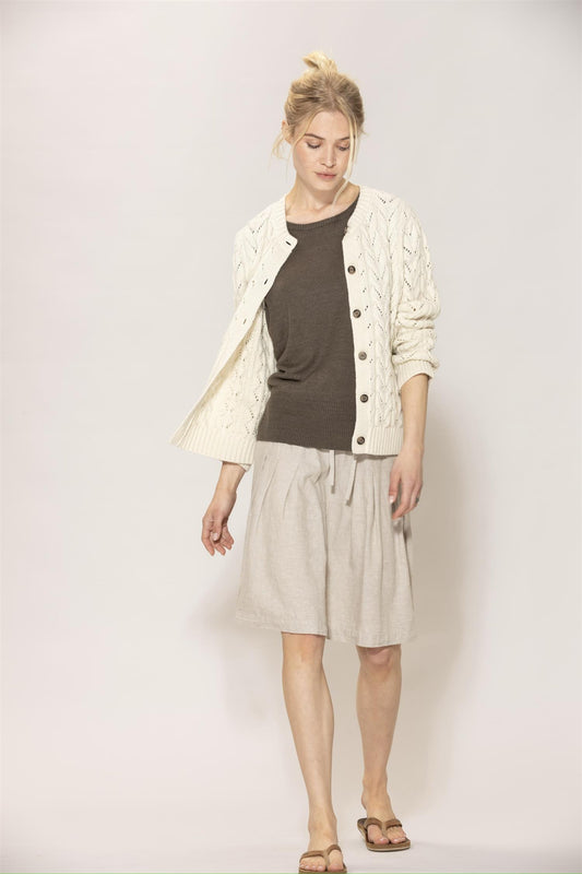 Lotus Cardigan Knit
