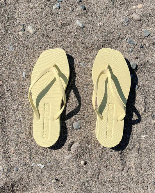 Tapered Mellow Yellow Flip Flop