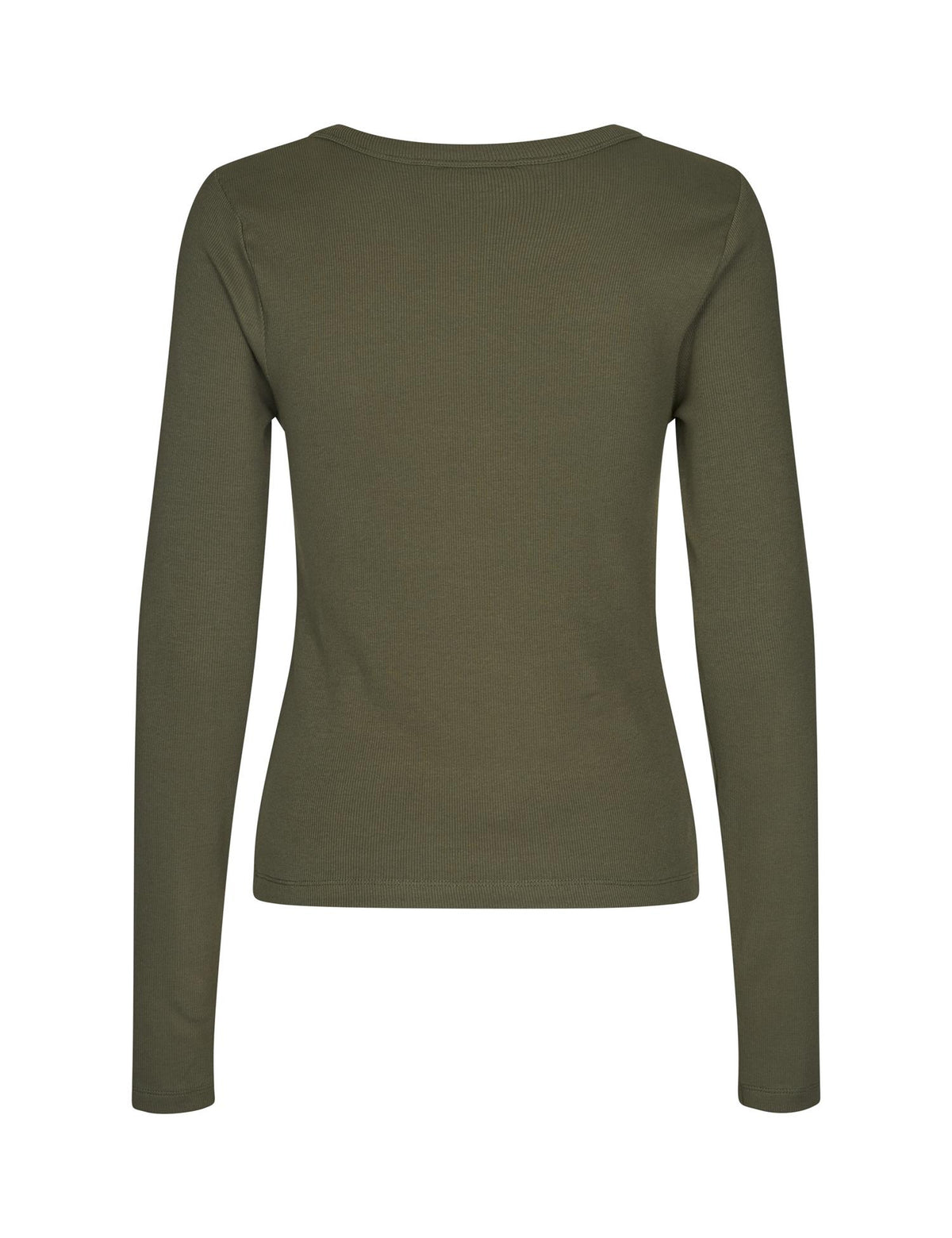 Otis LS-M, T-Shirt - Warm Olive Melange