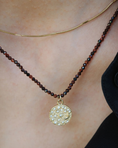 Last inn bilde i gallerivisning, Short necklace with stones, pendant
