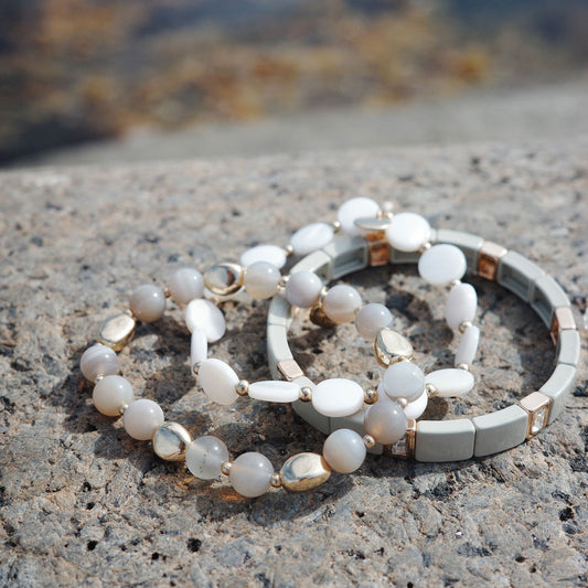 Armbånd, agat, Sandy Beach