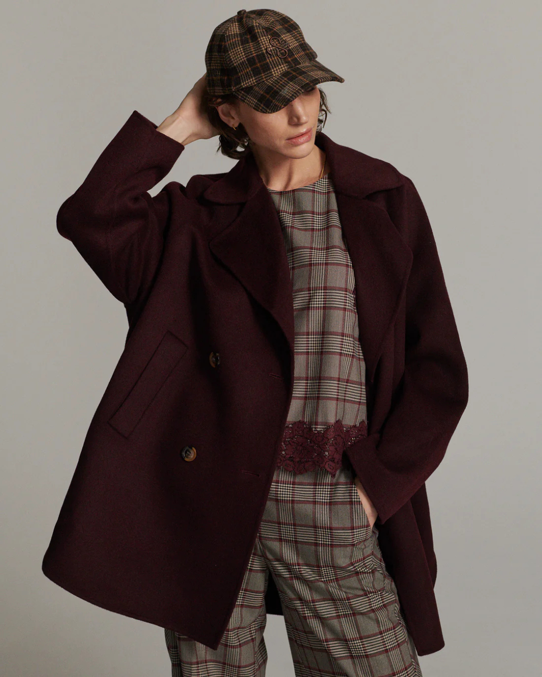 Caban wool blend