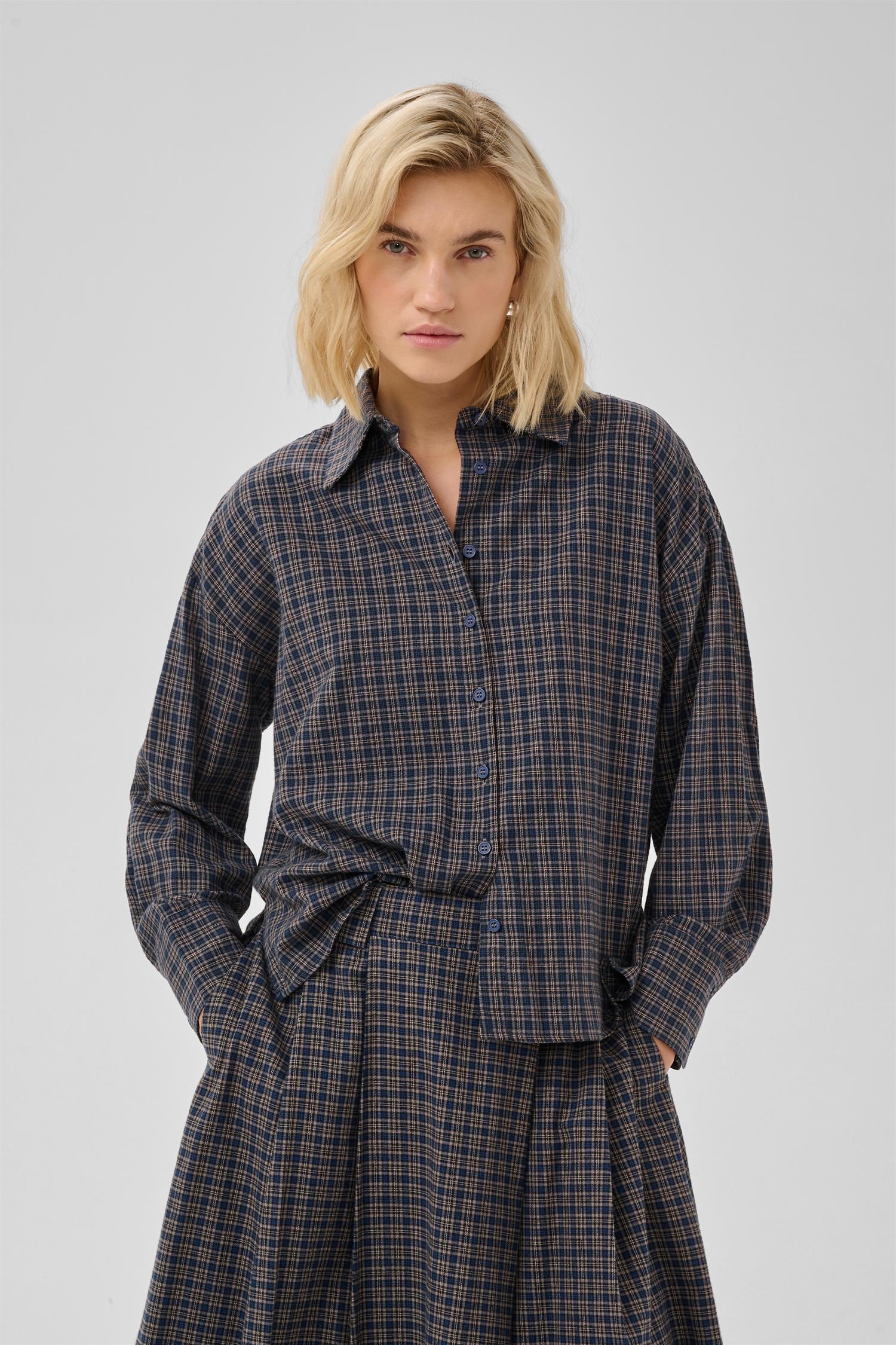 LennieMW Boxy Check Shirt