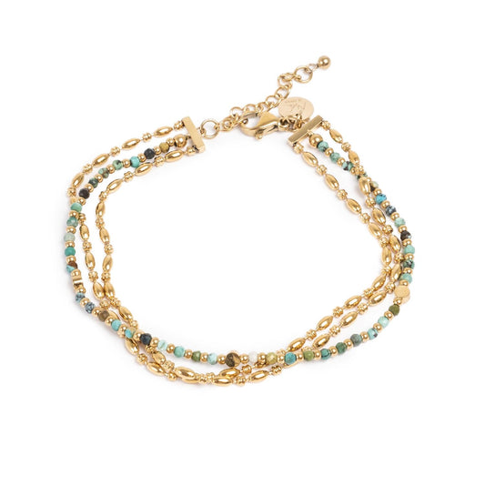 Armbånd med turquoise, Steel G