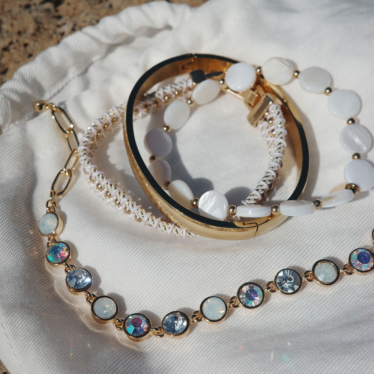 Armbånd, MOP, Sandy Beach