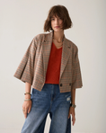 Last inn bilde i gallerivisning, Check Cape Blazer
