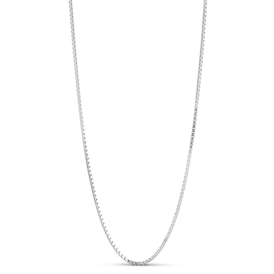 Box Chain Necklace Silver