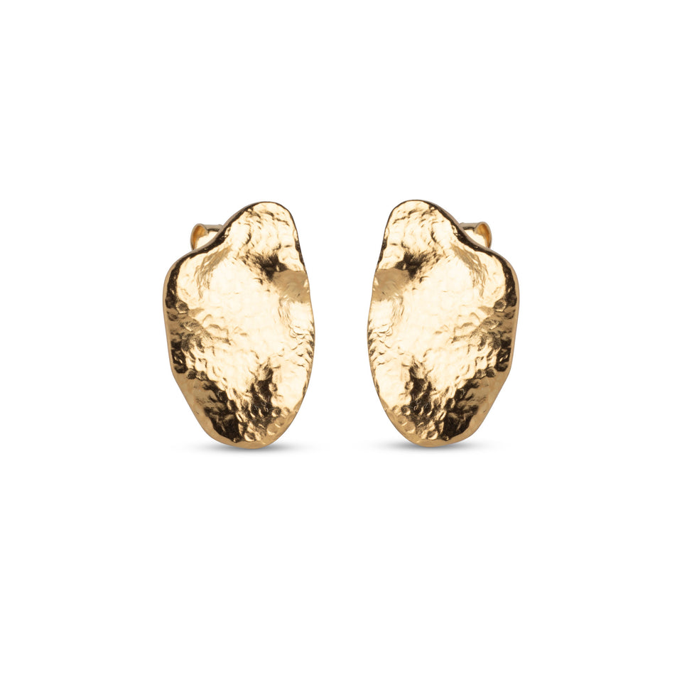 Maia Large Studs Gold