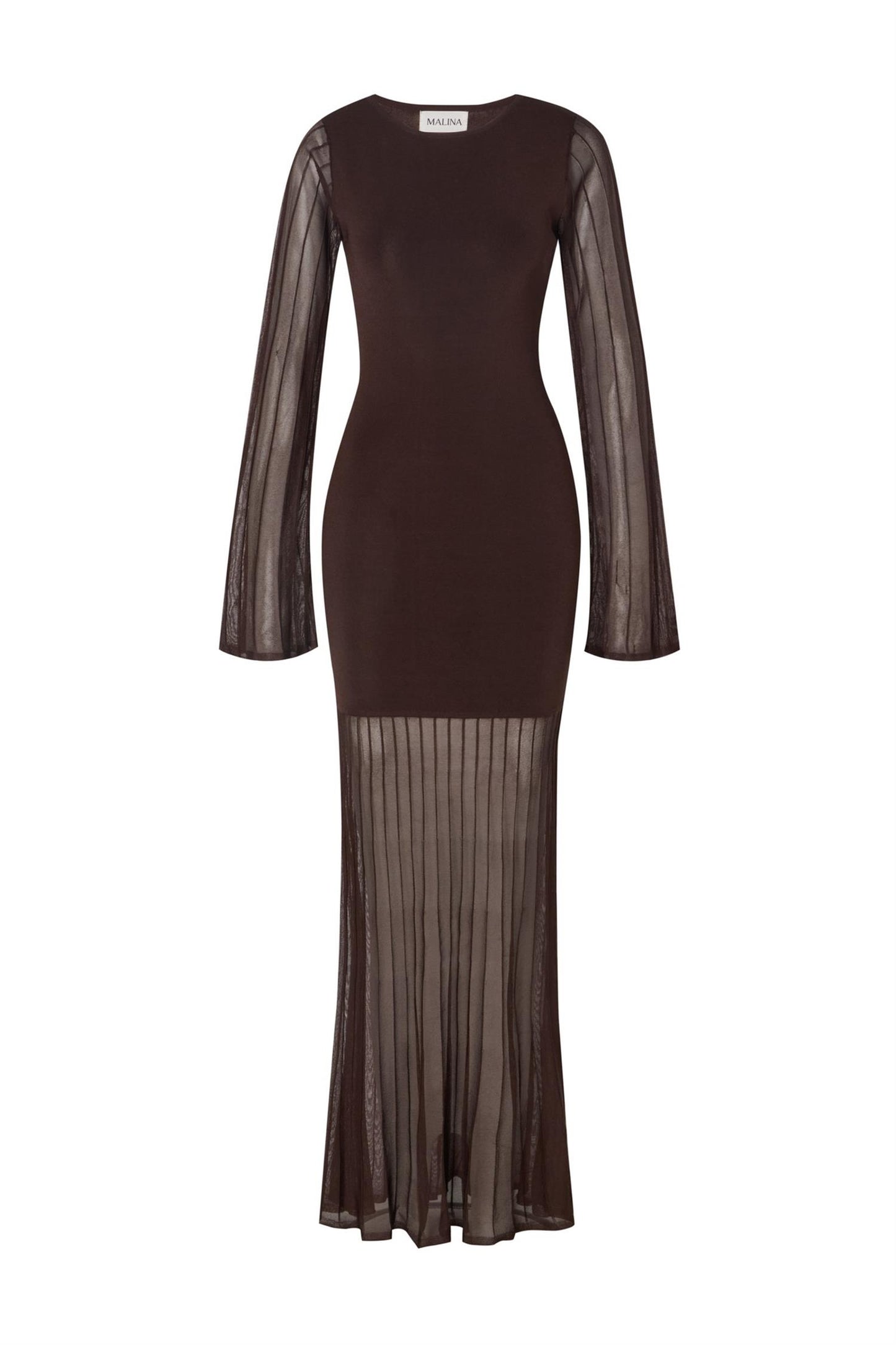 Haisley Sheer Knitted Maxi Dress