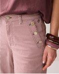 Load image into Gallery viewer, Striped flared trousers
