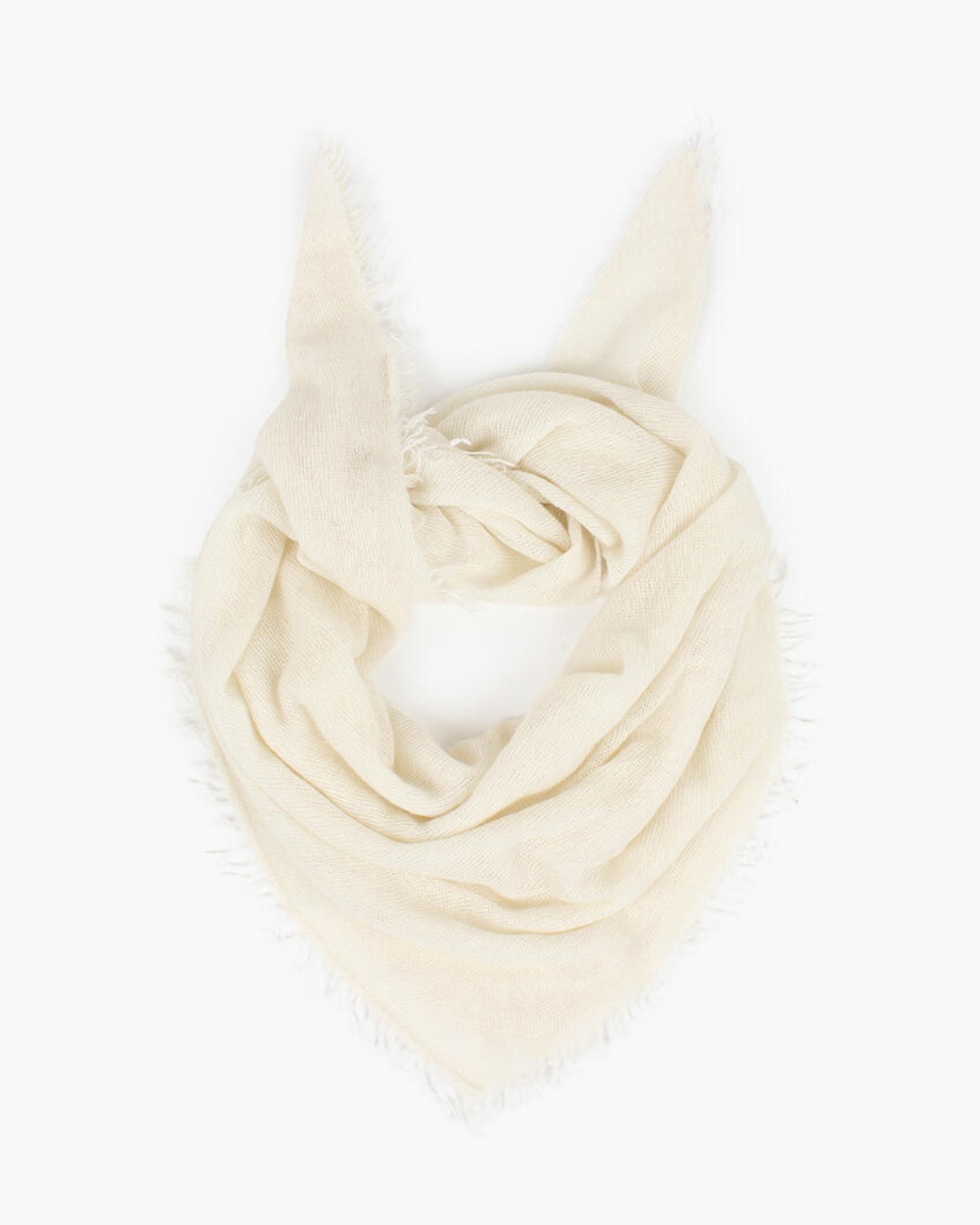 Mona Kasjmir Skjerf - Off White
