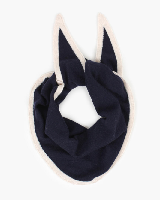 Lara Duo Triangel Skjerf - Marine
