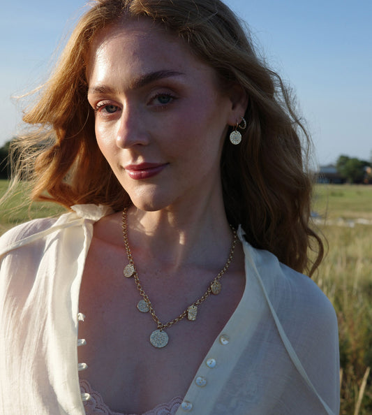 Små øreringer, 11 mm, Solstice G