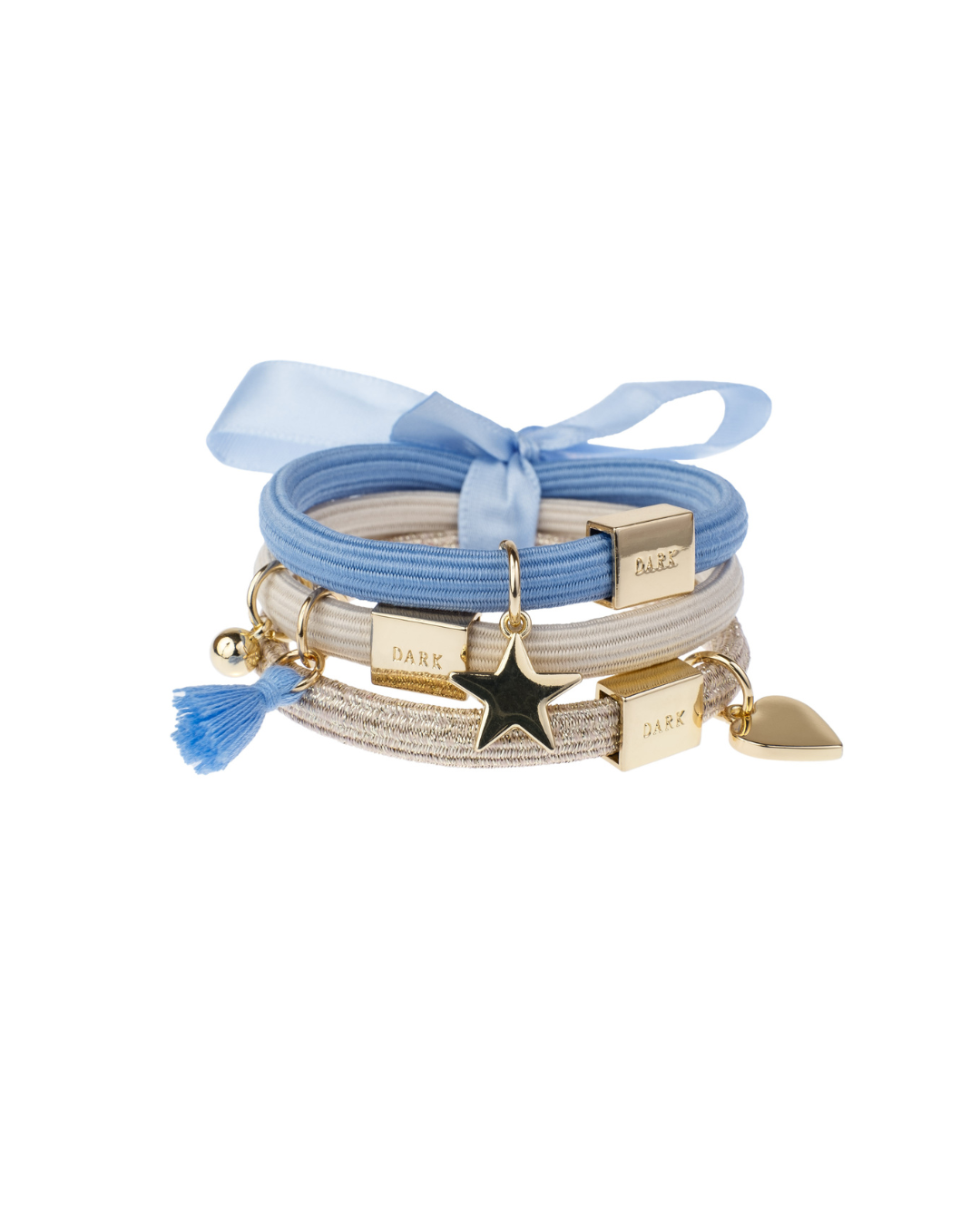 Hair Ties 3pk Charm Combo