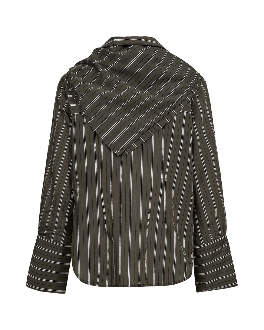 Gwen Big Scarf Shirt Stunning Stripe