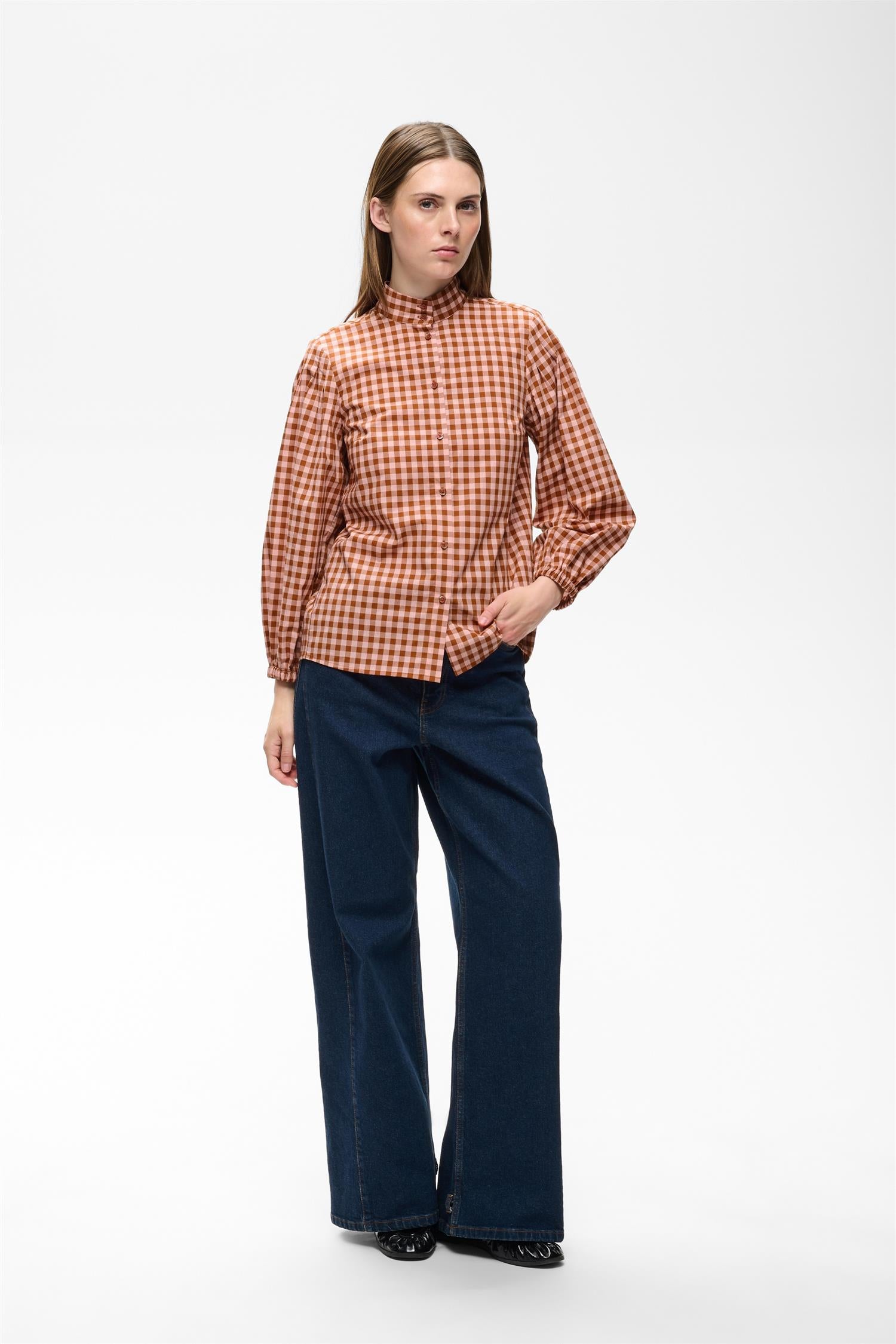 HAIMAIW HIGH NECK SHIRT