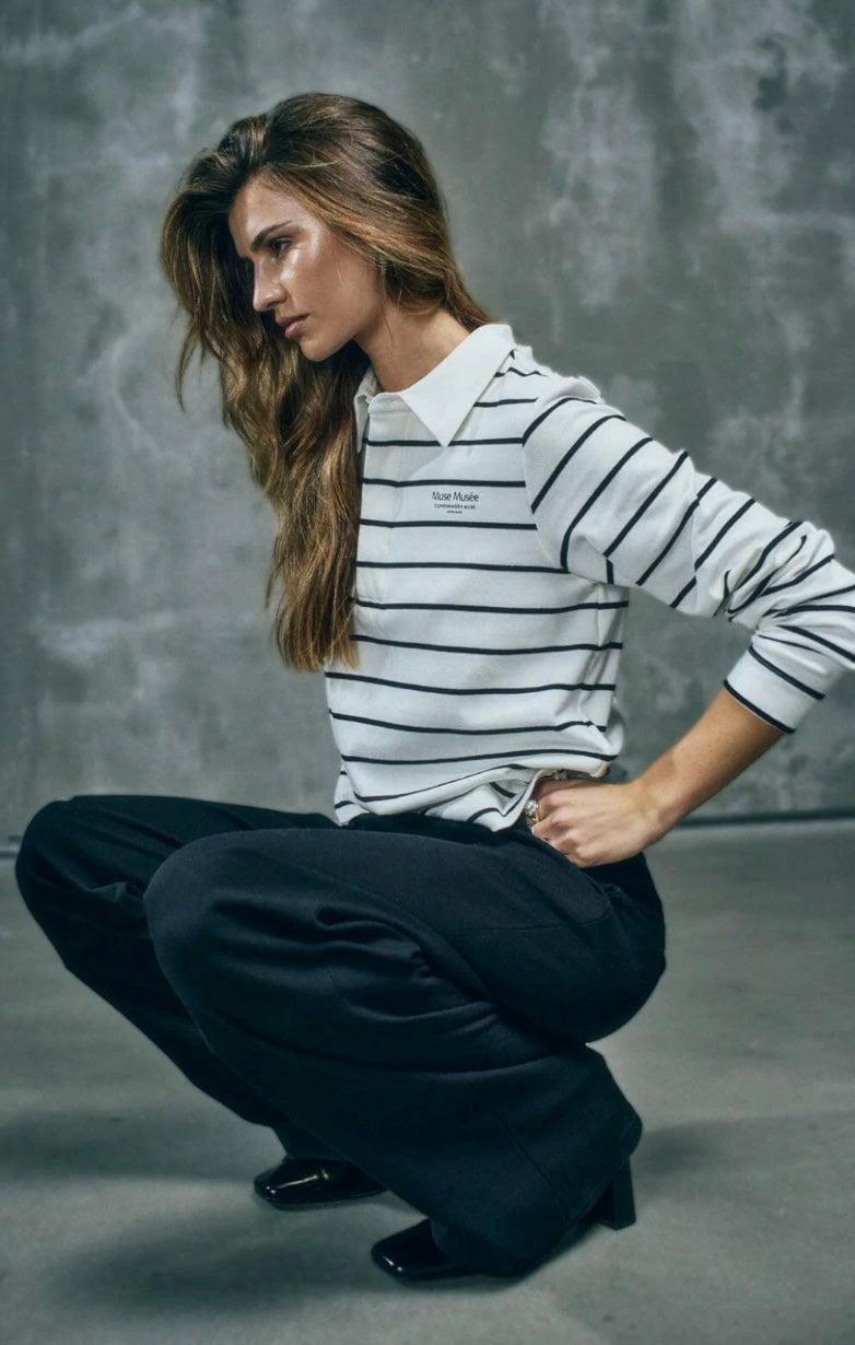 CMMuse Polo Shirt Jet Stream W. Black