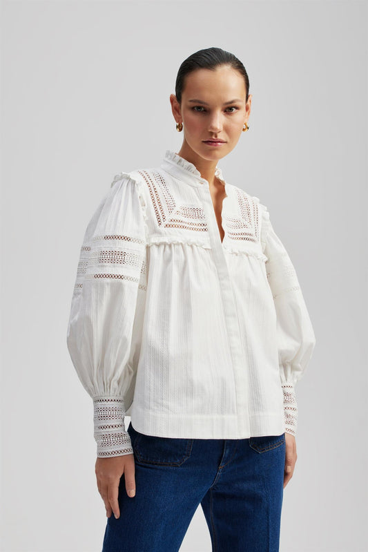 Riley Embroidery Detailed Blouse