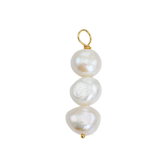 Triple Pearl Charm - Perle