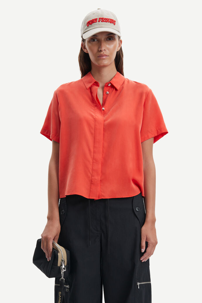 Mina SS Shirt - Orange