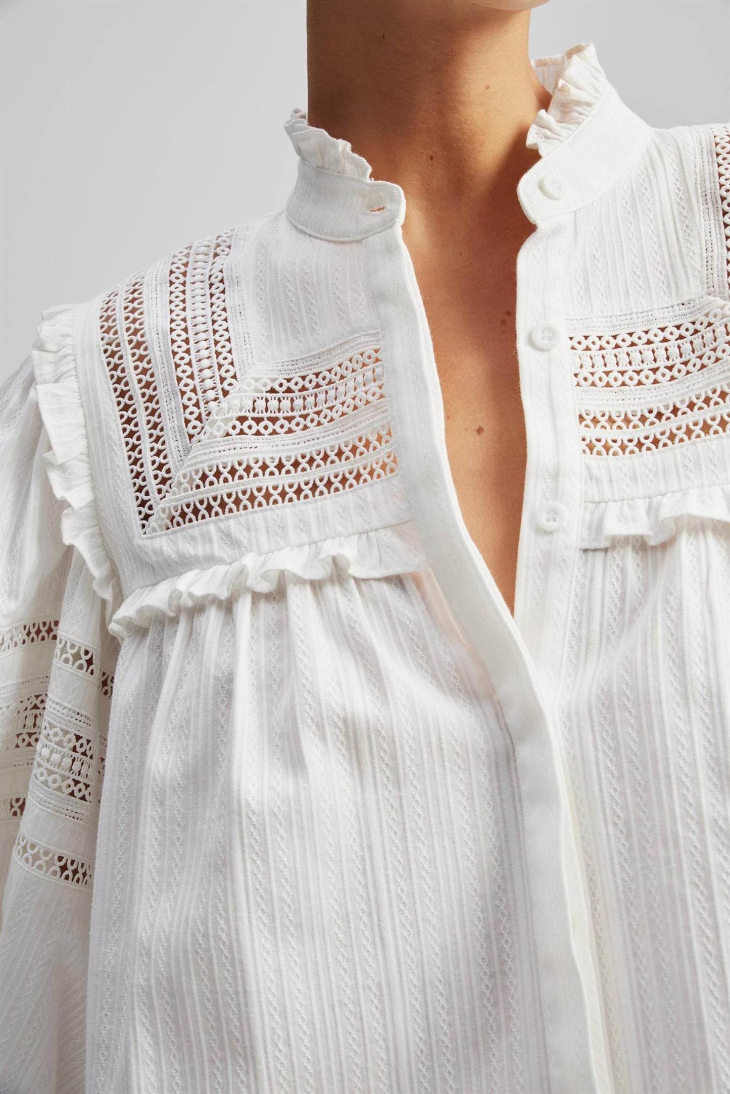 Riley Embroidery Detailed Blouse